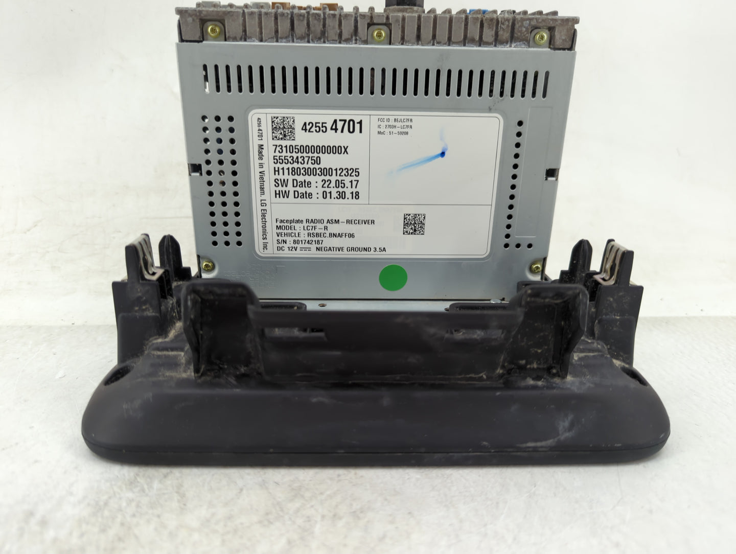 2017-2018 Chevrolet Malibu Radio AM FM Cd Player Receiver Replacement P/N:42554701 555343750 Fits Fits 2017 2018 2019 2020 2