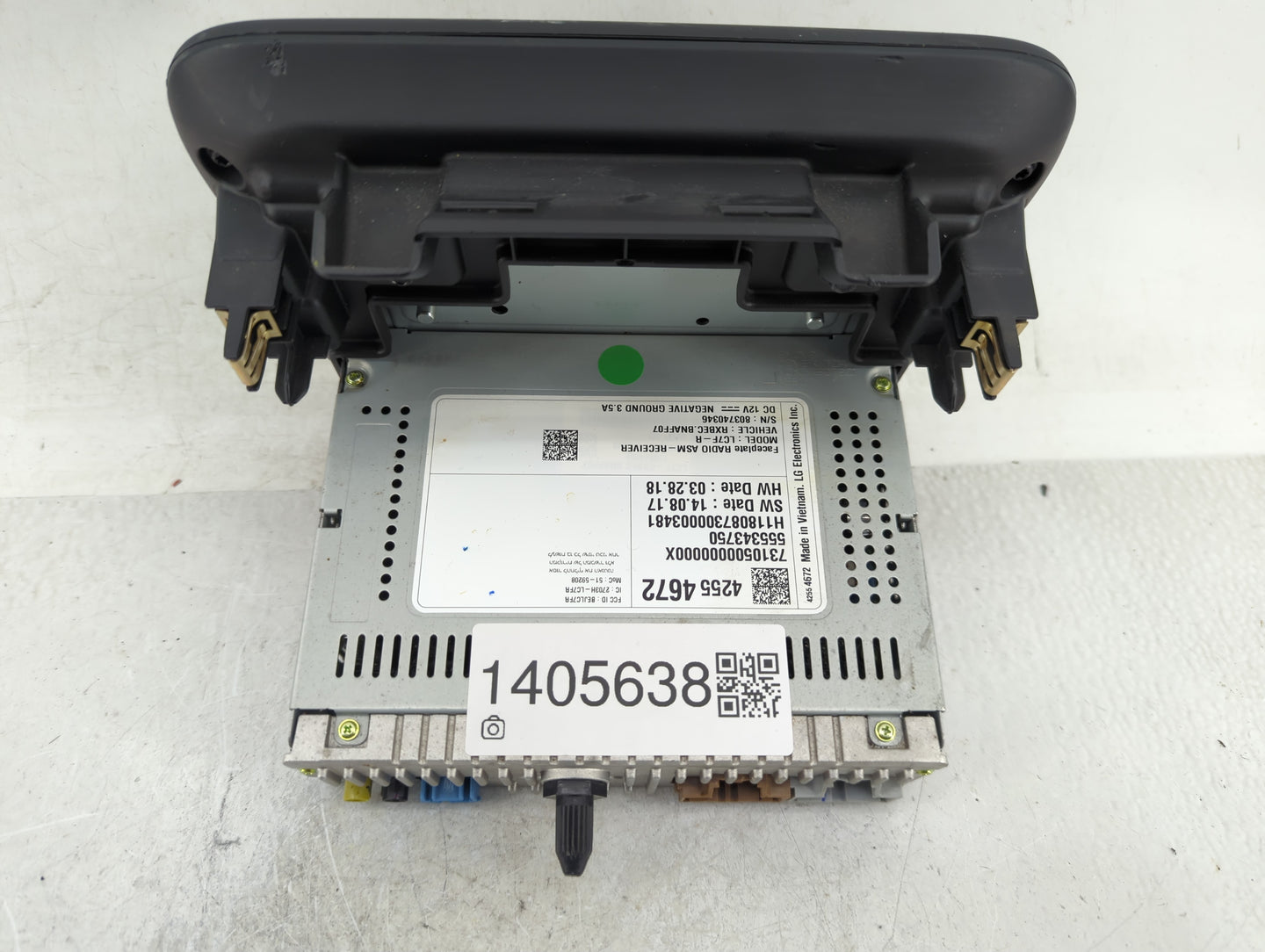2018 Chevrolet Malibu Radio AM FM Cd Player Receiver Replacement P/N:42554672 Fits Fits 2019 2020 2021 OEM Used Auto Parts -