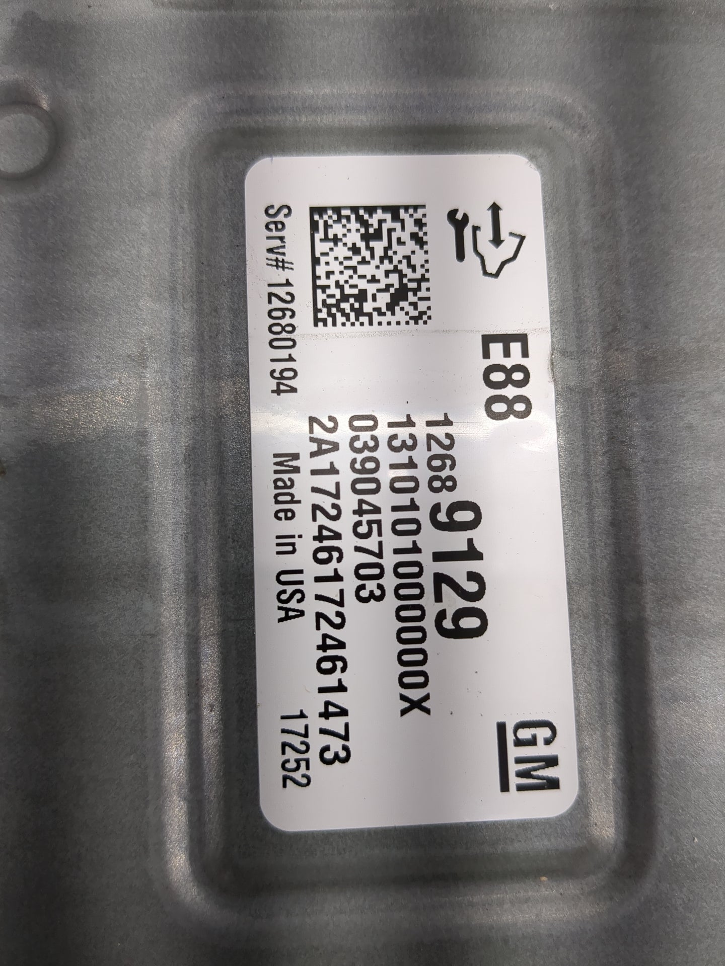 2018-2019 Chevrolet Malibu PCM Engine Control Computer ECU ECM PCU OEM P/N:12689129 12680194, 13101010000000X Fits Fits 2018