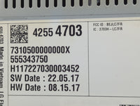 2018 Chevrolet Malibu Information Radio Display Screen Black - Oemusedautoparts1.com