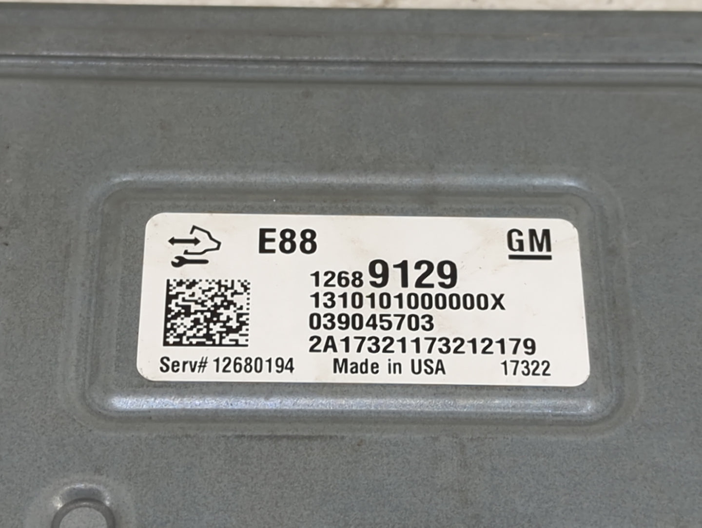 2018-2019 Chevrolet Malibu PCM Engine Control Computer ECU ECM PCU OEM P/N:12689129 12680194 Fits Fits 2018 2019 OEM Used Au
