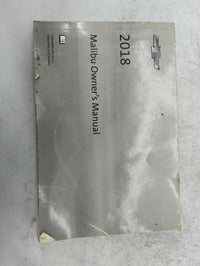 2018 Chevrolet Malibu Owners Manual Book Guide P/N:23378946 B OEM Used Auto Parts - Oemusedautoparts1.com