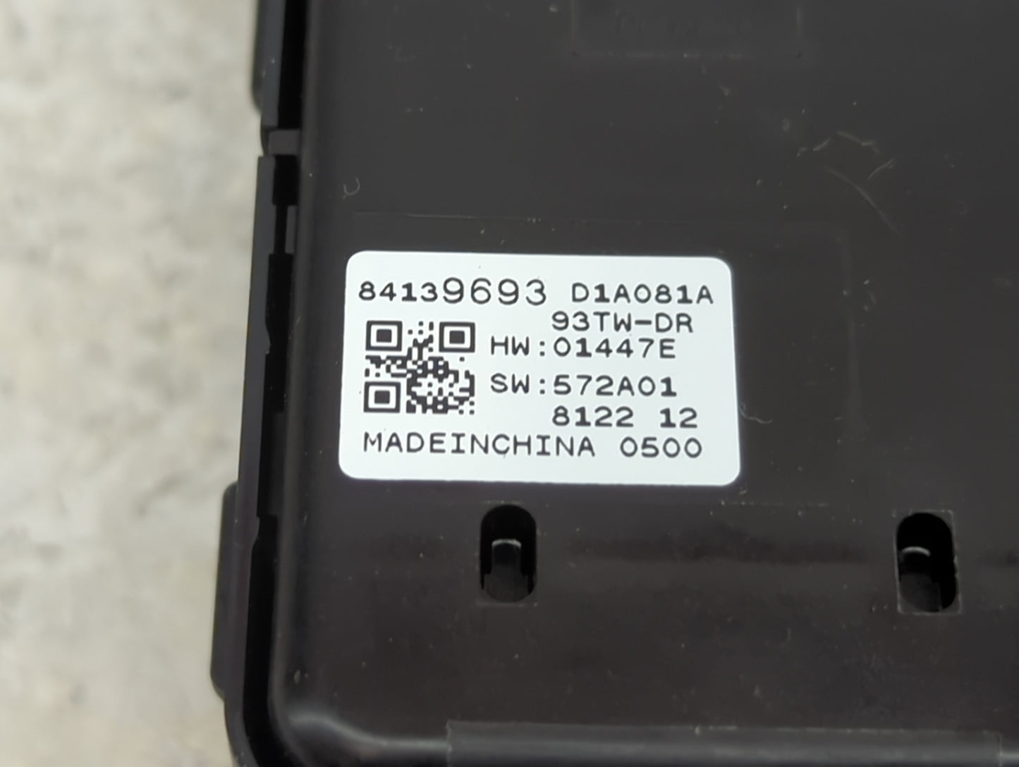 2016-2021 Chevrolet Malibu Master Power Window Switch Replacement Driver Side Left P/N:84139693 D1A081A Fits OEM Used Auto P