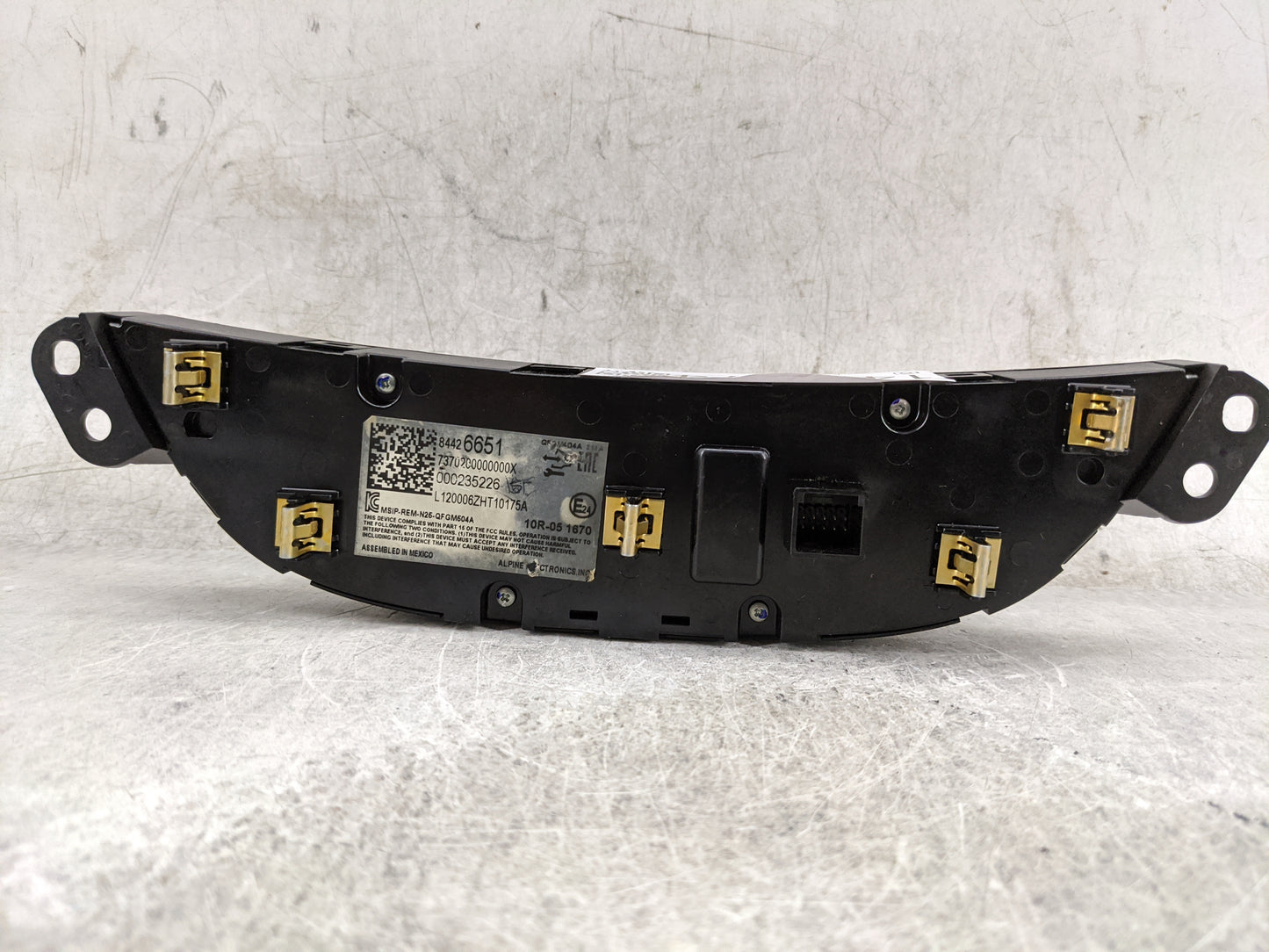 2019-2021 Chevrolet Malibu Climate Control Module Temperature AC/Heater Replacement P/N:84426651 737020000000X Fits OEM Used