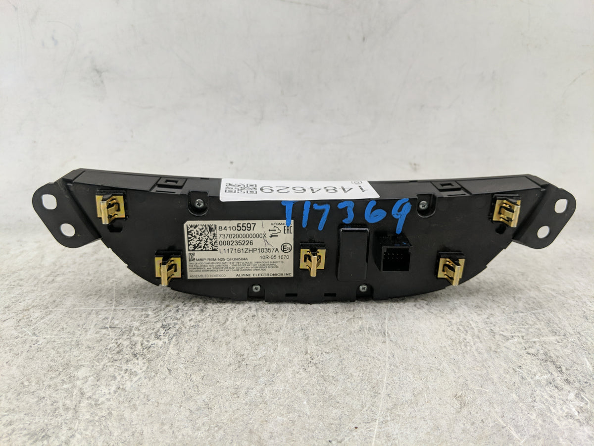 2018 Chevrolet Malibu Climate Control Module Temperature AC/Heater Replacement P/N:84105597 7370200000000X, 000235226 Fits O