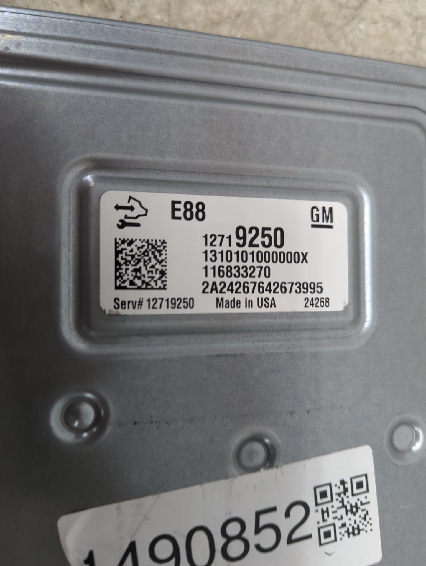 2018-2019 Chevrolet Malibu PCM Engine Control Computer ECU ECM PCU OEM P/N:12719250 1310101000000X, 116833270 Fits Fits 2018