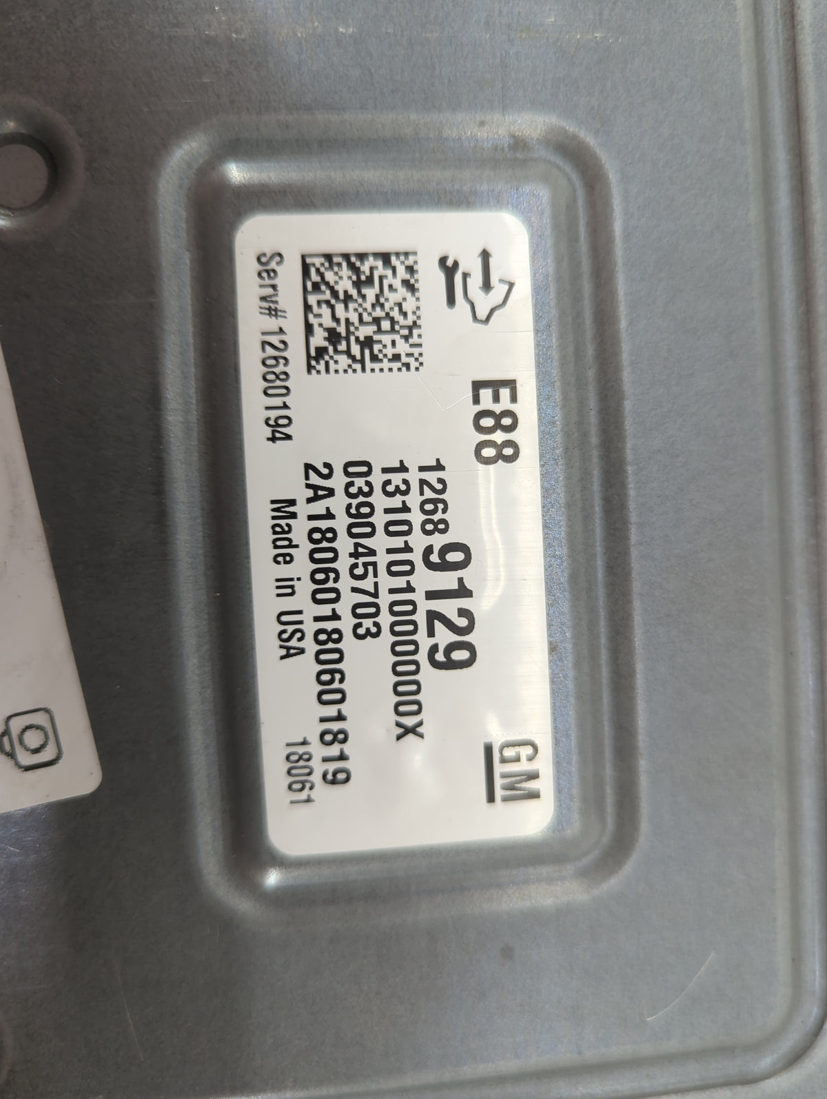 2018-2019 Chevrolet Malibu PCM Engine Control Computer ECU ECM PCU OEM P/N:12689129 12680194 Fits Fits 2018 2019 OEM Used Au