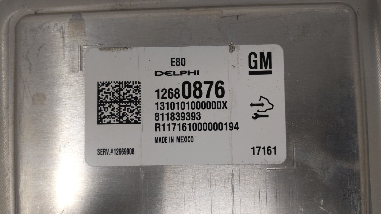 2017-2021 Chevrolet Malibu PCM Engine Control Computer ECU ECM PCU OEM P/N:12680876 12677677 Fits OEM Used Auto Parts - Oemu