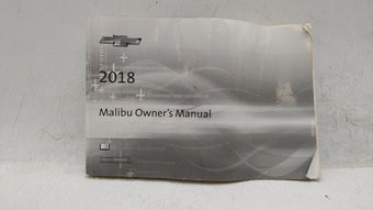 compare product 2018 Chevrolet Malibu Owners Manual Book Guide OEM Used Auto Parts