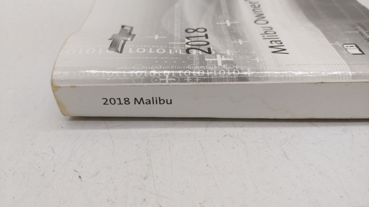 2018 Chevrolet Malibu Owners Manual Book Guide OEM Used Auto Parts - Oemusedautoparts1.com