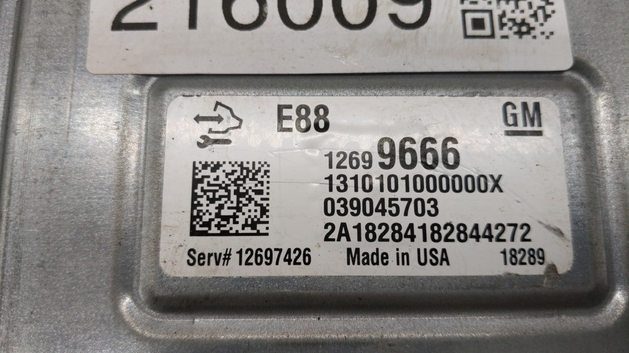 2018-2019 Chevrolet Malibu PCM Engine Control Computer ECU ECM PCU OEM P/N:12691559 12694511, 12689129 Fits Fits 2018 2019 O