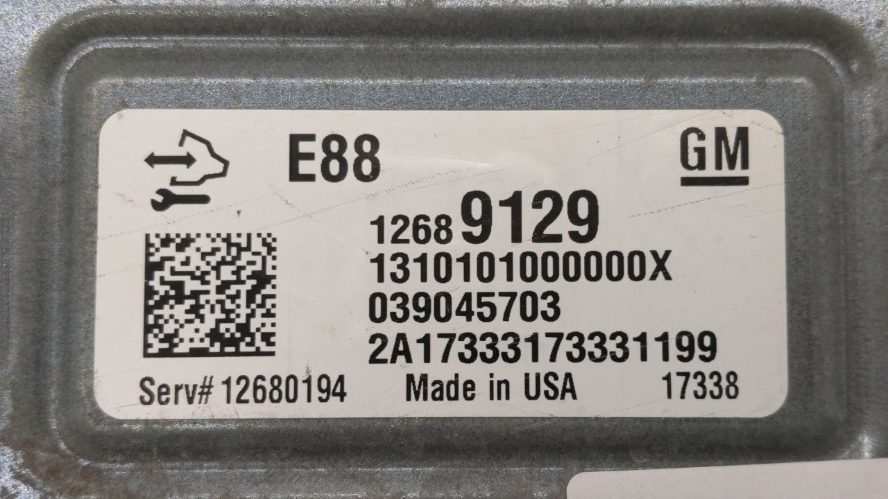 2017-2018 Chevrolet Malibu PCM Engine Control Computer ECU ECM PCU OEM P/N:12691559 12694511, 12689129 Fits Fits 2017 2018 2