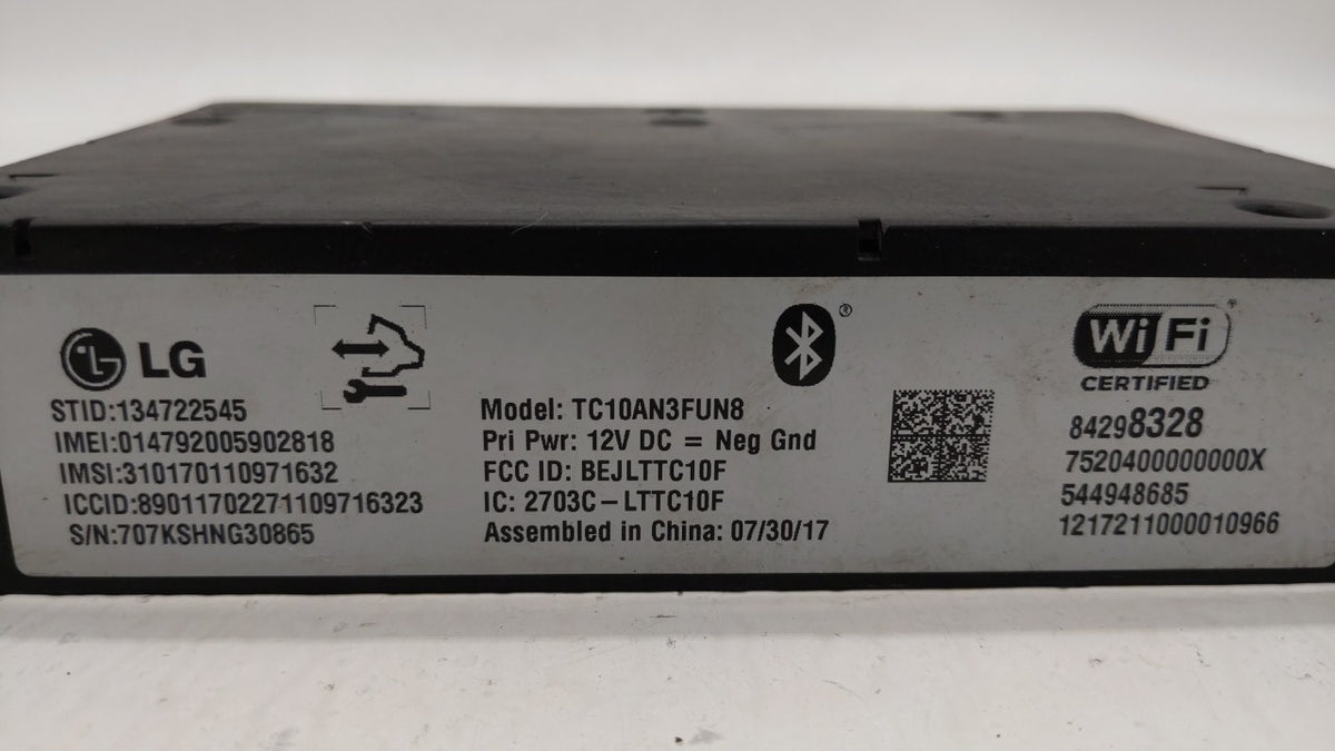 2018 Chevrolet Malibu PCM Engine Control Computer ECU ECM PCU OEM P/N:84298328 Fits Fits 2017 OEM Used Auto Parts - Oemuseda