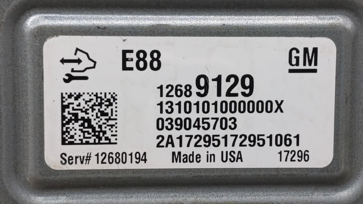 2018-2019 Chevrolet Malibu PCM Engine Control Computer ECU ECM PCU OEM P/N:12680194 12699666, 12697426, 12691559 Fits 2018 2