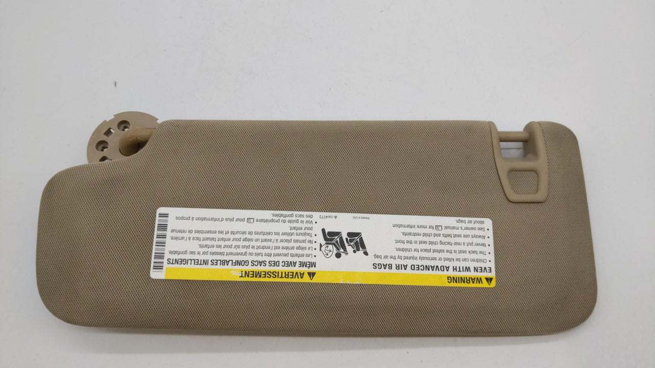 2016-2019 Chevrolet Malibu Sun Visor Shade Replacement Passenger Right Mirror Fits Fits 2016 2017 2018 2019 OEM Used Auto Pa