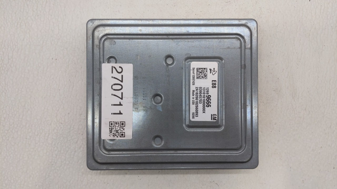 2018-2019 Chevrolet Malibu PCM Engine Control Computer ECU ECM PCU OEM P/N:12680194 12699666, 12697426 Fits Fits 2018 2019 O