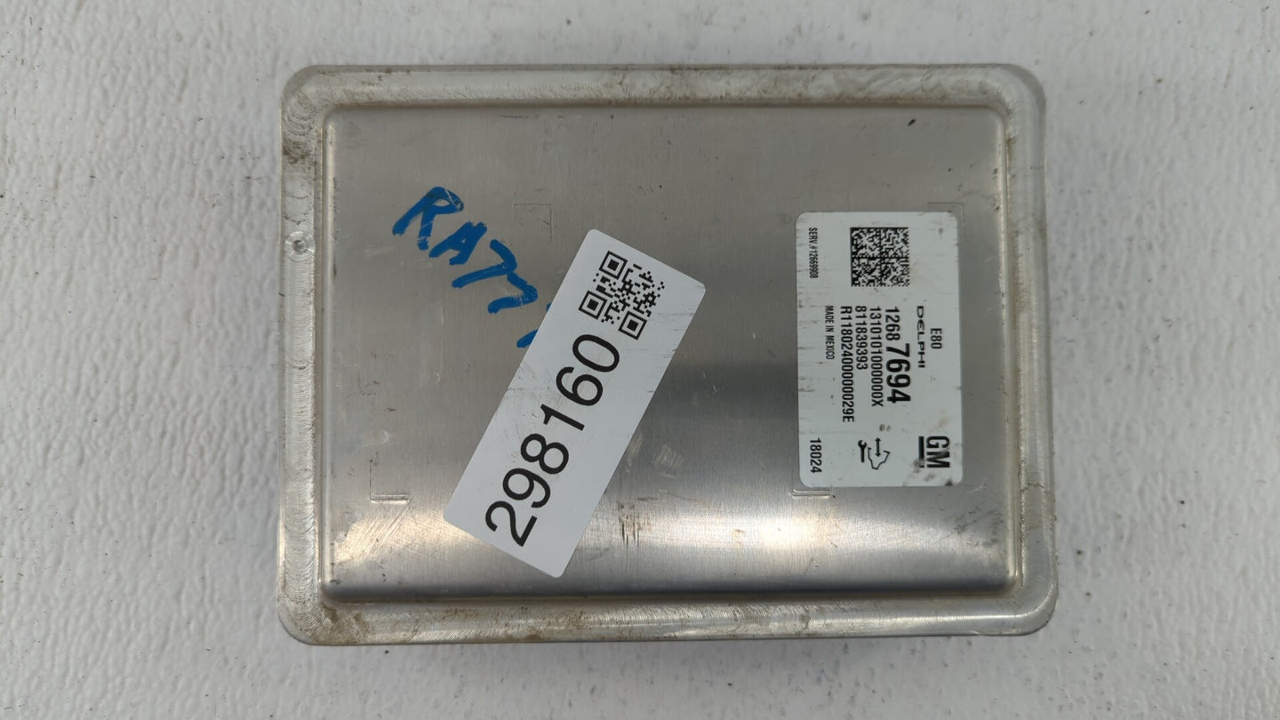 2017-2018 Chevrolet Malibu PCM Engine Control Computer ECU ECM PCU OEM P/N:12687467 12696201, 12692038 Fits Fits 2017 2018 2