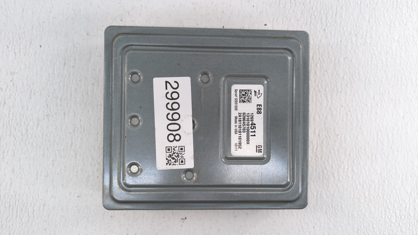 2018-2019 Chevrolet Malibu PCM Engine Control Computer ECU ECM PCU OEM P/N:12694511 12680194, 12699666 Fits Fits 2018 2019 O