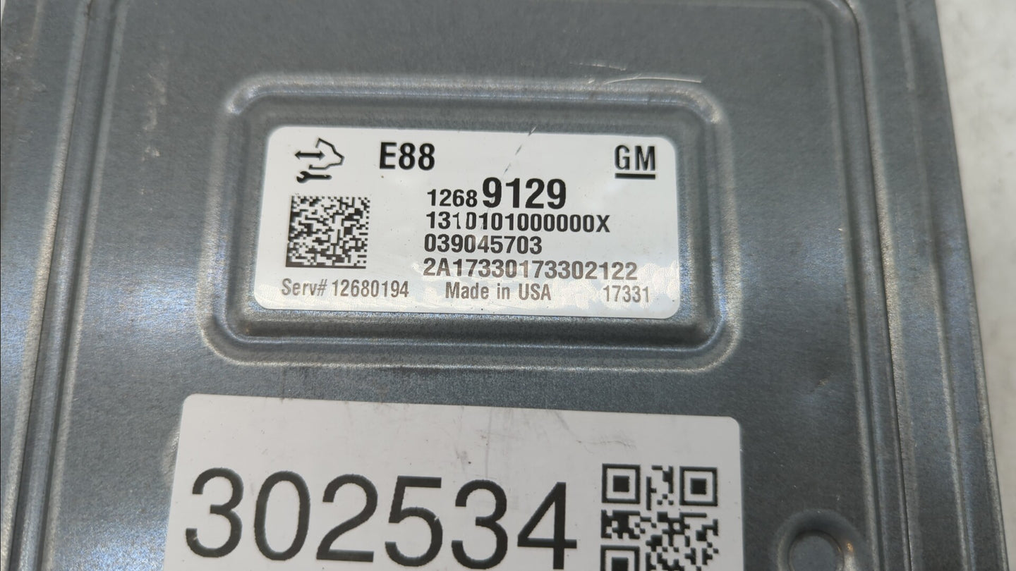 2018-2019 Chevrolet Malibu PCM Engine Control Computer ECU ECM PCU OEM P/N:12694511 12680194, 12699666 Fits Fits 2018 2019 O
