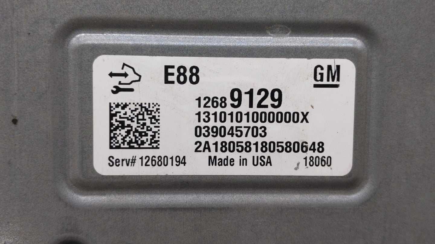 2018-2019 Chevrolet Malibu PCM Engine Control Computer ECU ECM PCU OEM P/N:12694511 12680194, 12699666 Fits Fits 2018 2019 O