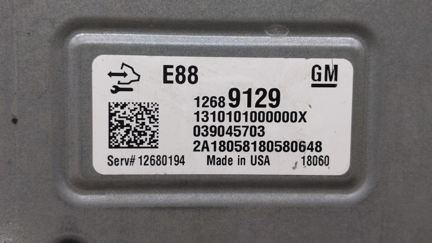 2018-2019 Chevrolet Malibu PCM Engine Control Computer ECU ECM PCU OEM P/N:12694511 12680194, 12699666 Fits Fits 2018 2019 O