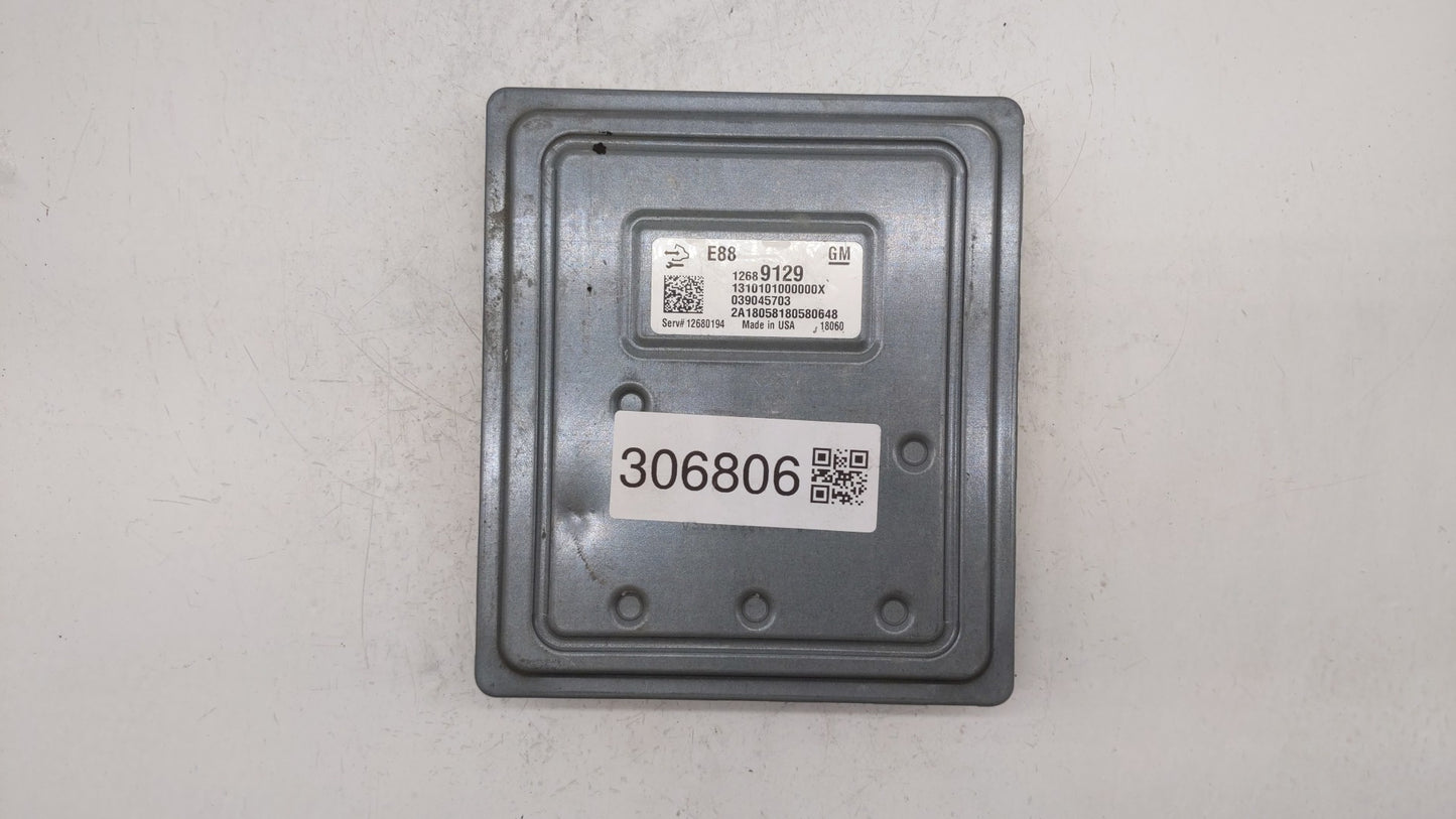 2018-2019 Chevrolet Malibu PCM Engine Control Computer ECU ECM PCU OEM P/N:12694511 12680194, 12699666 Fits Fits 2018 2019 O