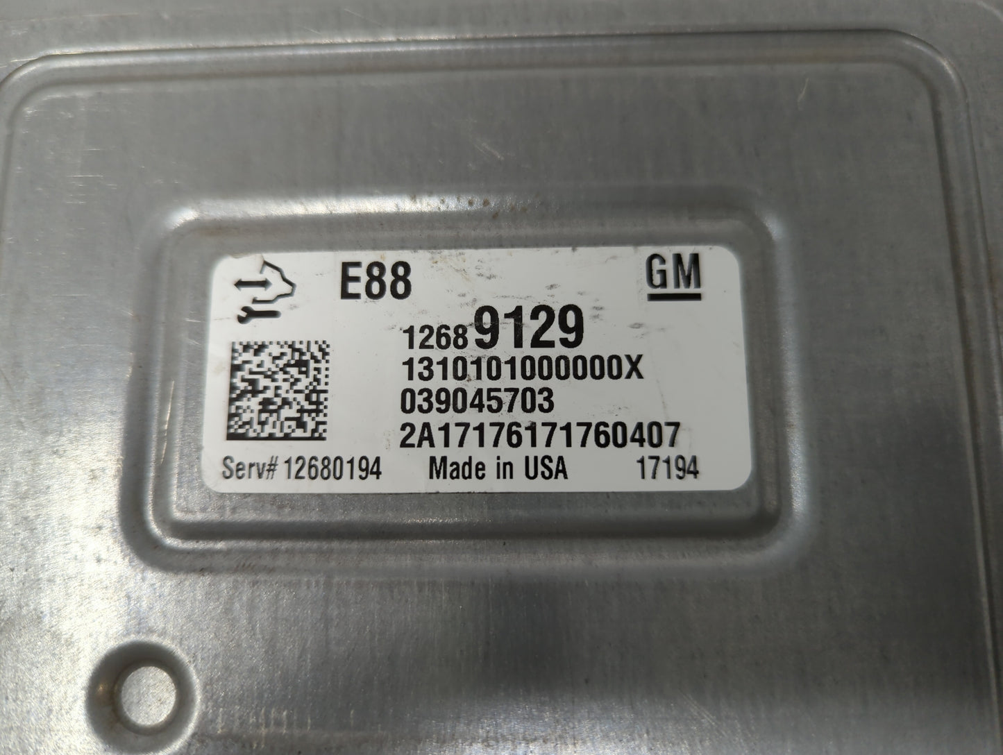 2018-2019 Chevrolet Malibu PCM Engine Control Computer ECU ECM PCU OEM P/N:12689129 12694511, 12680194 Fits Fits 2018 2019 O