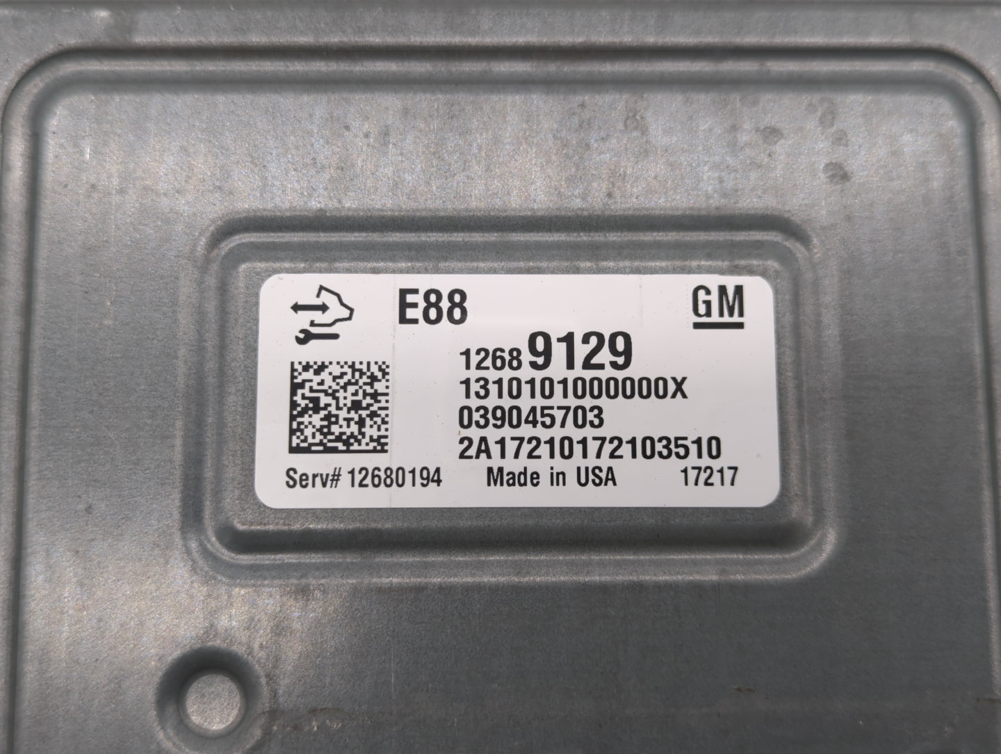 2018-2019 Chevrolet Malibu PCM Engine Control Computer ECU ECM PCU OEM P/N:12699666 12689129, 12694511 Fits Fits 2018 2019 O