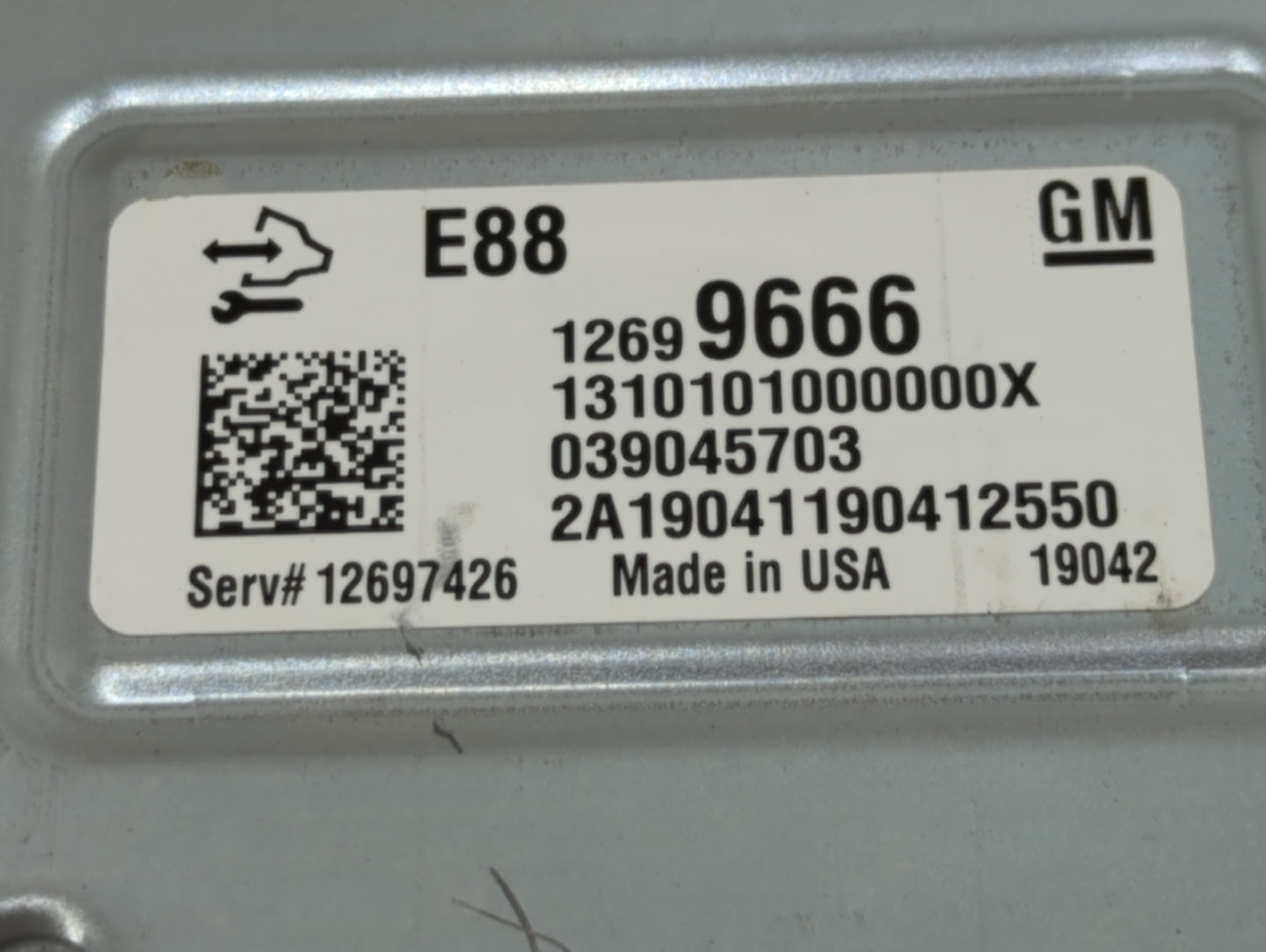 2018-2019 Chevrolet Malibu PCM Engine Control Computer ECU ECM PCU OEM P/N:12699666 12689129, 12694511 Fits Fits 2018 2019 O
