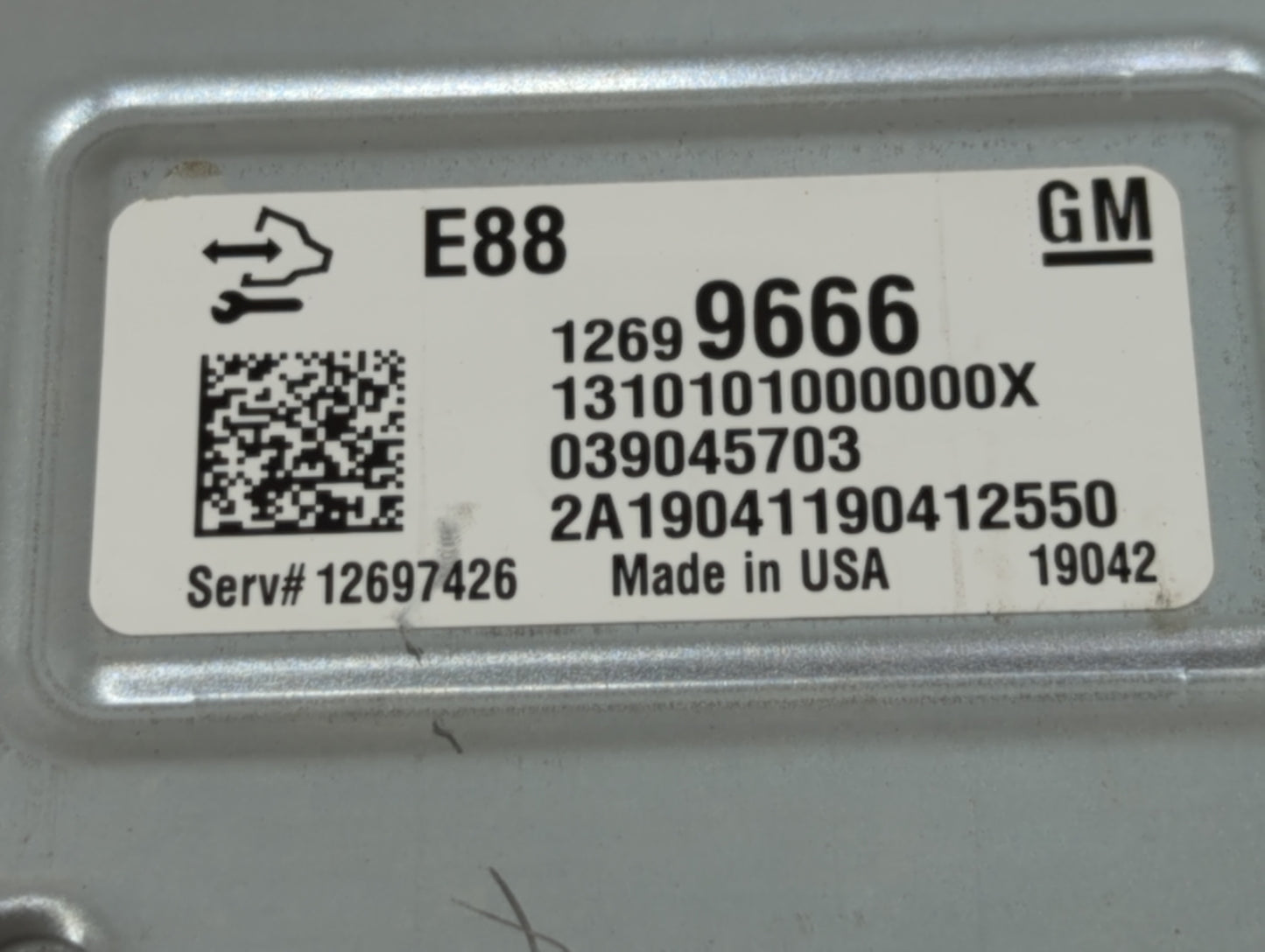 2018-2019 Chevrolet Malibu PCM Engine Control Computer ECU ECM PCU OEM P/N:12699666 12689129, 12694511 Fits Fits 2018 2019 O