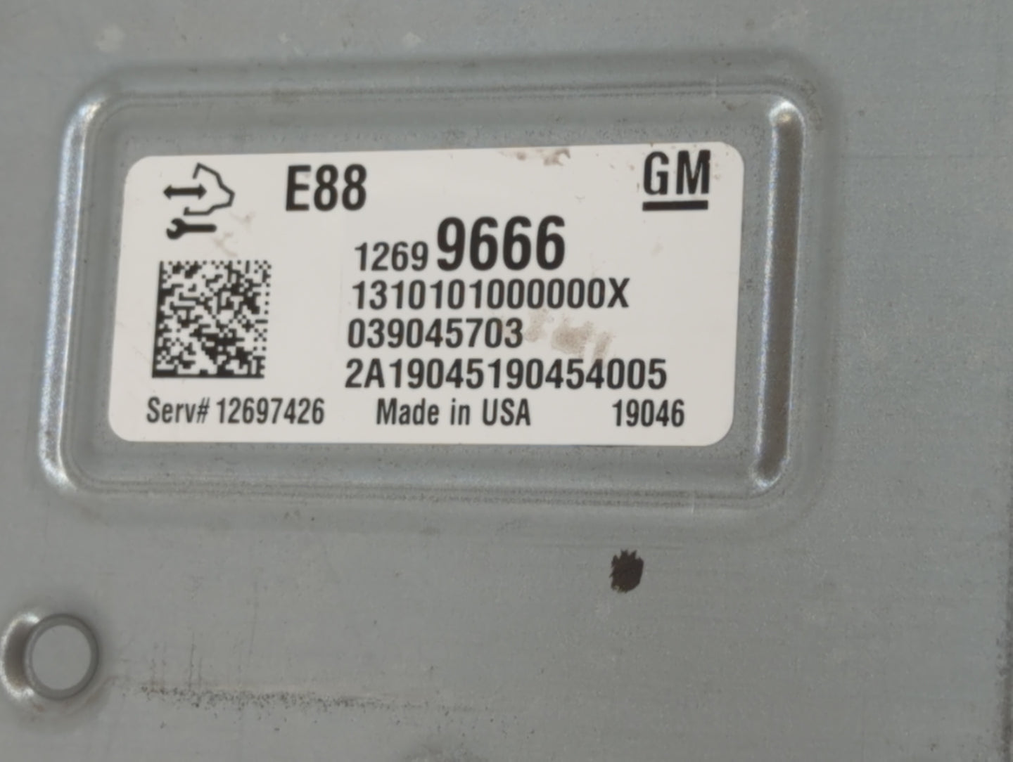 2018-2019 Chevrolet Malibu PCM Engine Control Computer ECU ECM PCU OEM P/N:12699666 12689129, 12694511 Fits Fits 2018 2019 O