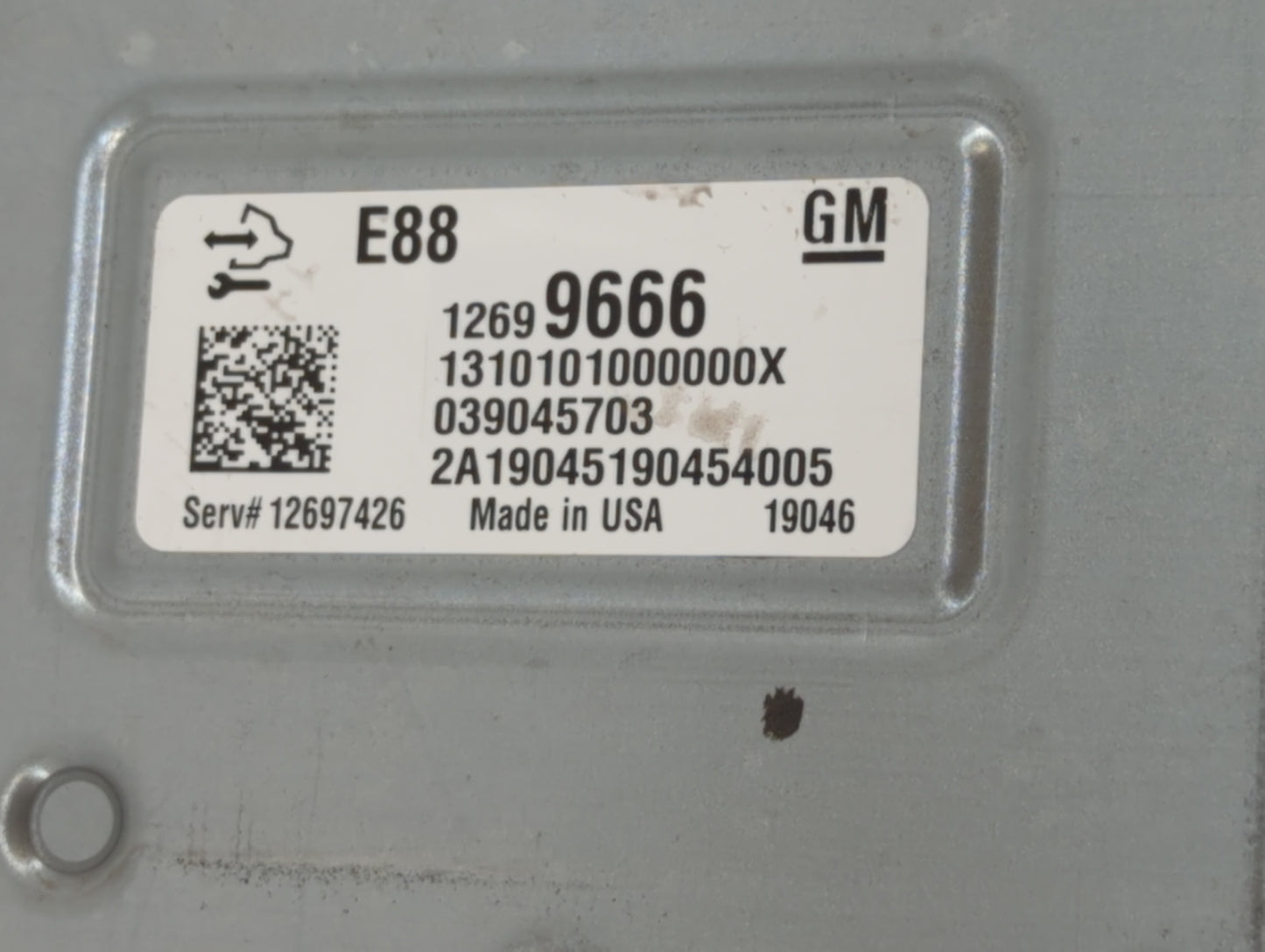 2018-2019 Chevrolet Malibu PCM Engine Control Computer ECU ECM PCU OEM P/N:12699666 12689129, 12694511 Fits Fits 2018 2019 O