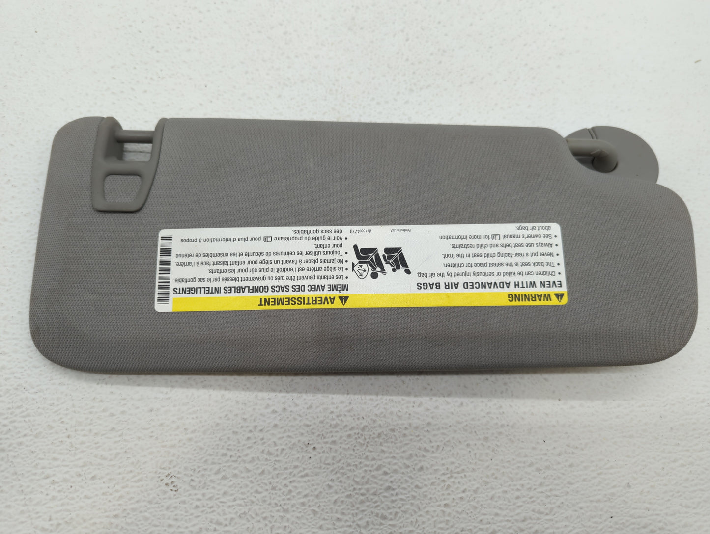 2016-2019 Chevrolet Malibu Sun Visor Shade Replacement Driver Left Mirror Fits Fits 2016 2017 2018 2019 OEM Used Auto Parts 