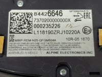 2018 Chevrolet Malibu Climate Control Module Temperature AC/Heater Replacement P/N:84426646 Fits OEM Used Auto Parts - Oemus