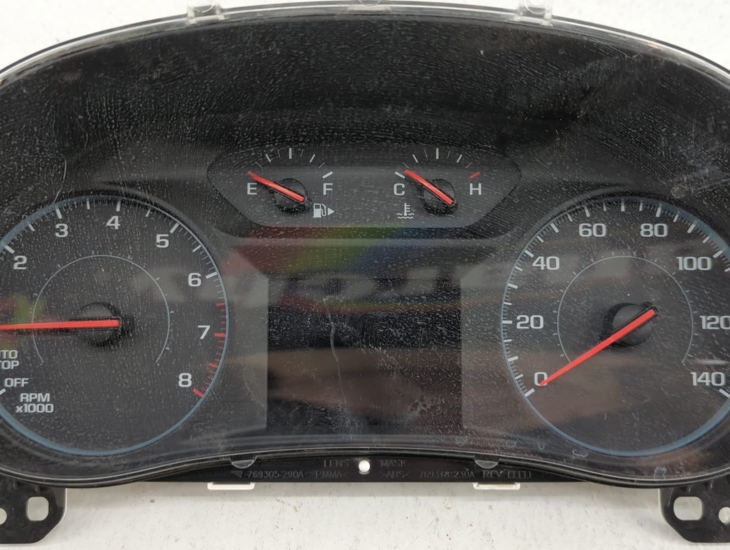 2017-2018 Chevrolet Malibu Instrument Cluster Speedometer Gauges P/N:84075670 84356877, 84128302, 84451585 Fits Fits 2017 20