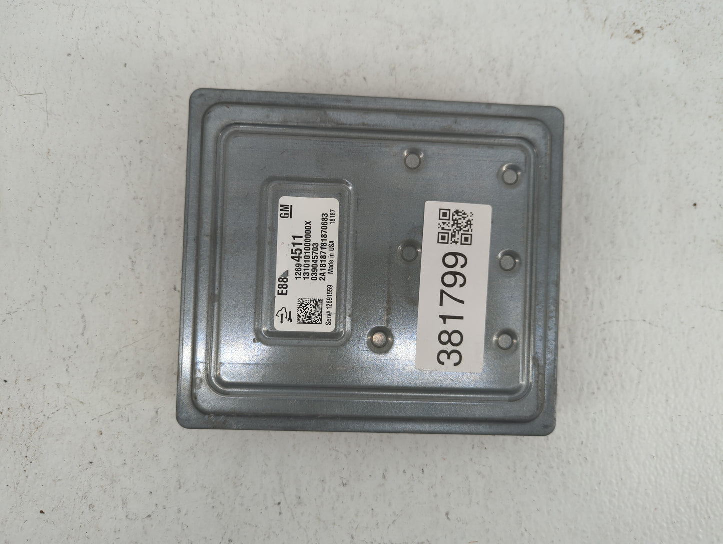 2018-2019 Chevrolet Malibu PCM Engine Control Computer ECU ECM PCU OEM P/N:12699666 12689129, 12694511 Fits Fits 2018 2019 O