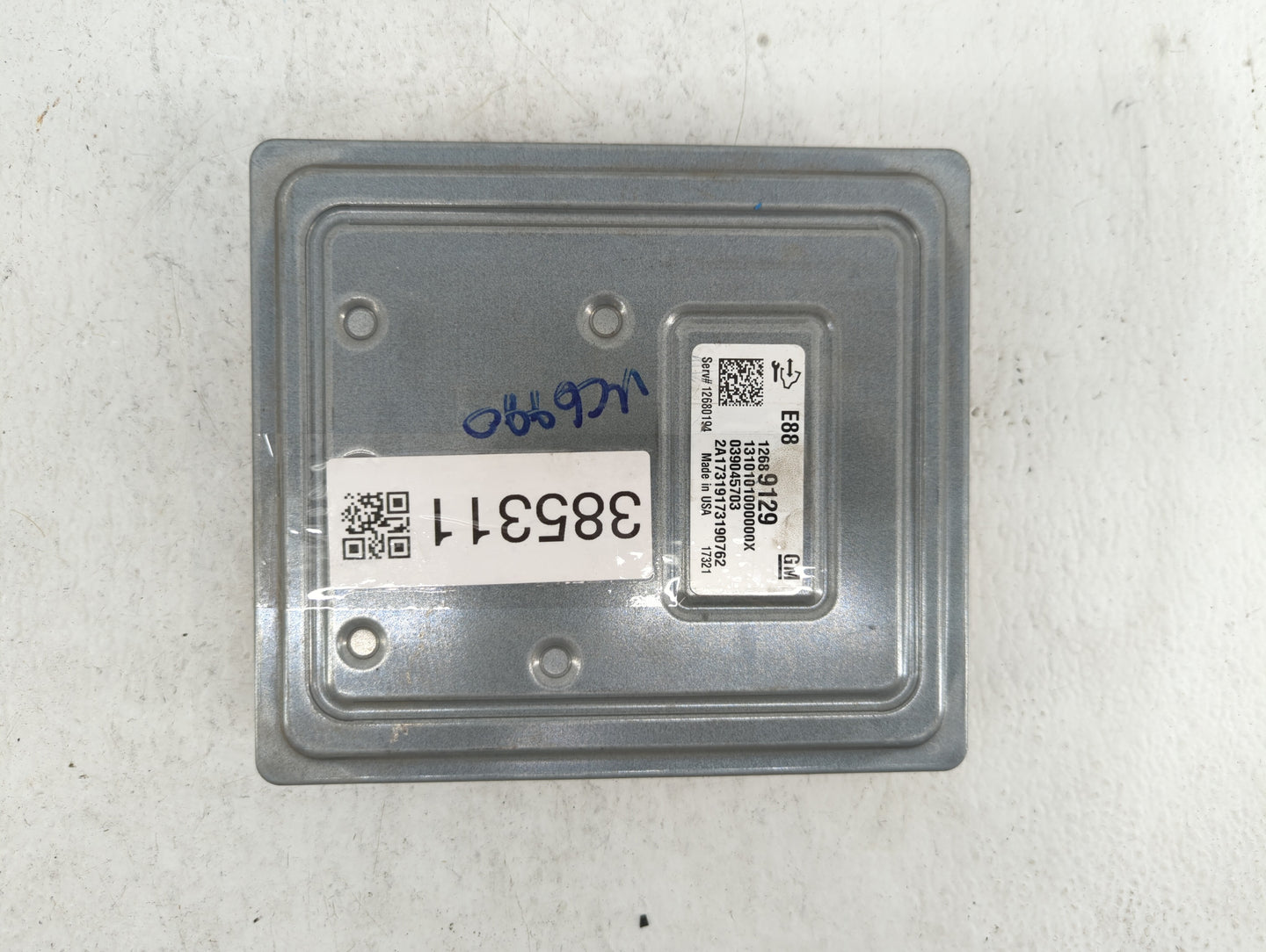 2018-2019 Chevrolet Malibu PCM Engine Control Computer ECU ECM PCU OEM P/N:12699666 12689129, 12694511 Fits Fits 2018 2019 O