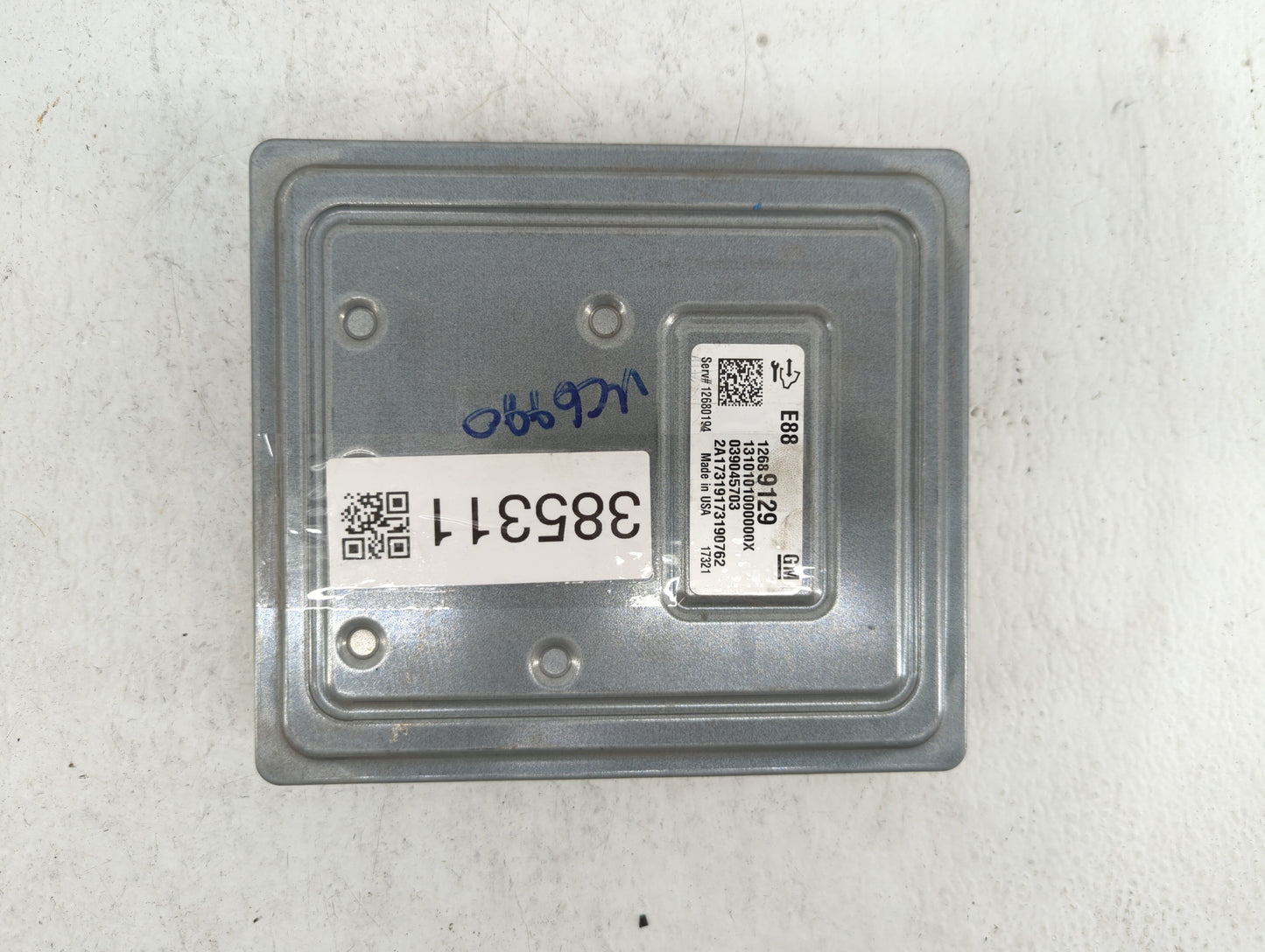 2018-2019 Chevrolet Malibu PCM Engine Control Computer ECU ECM PCU OEM P/N:12699666 12689129, 12694511 Fits Fits 2018 2019 O
