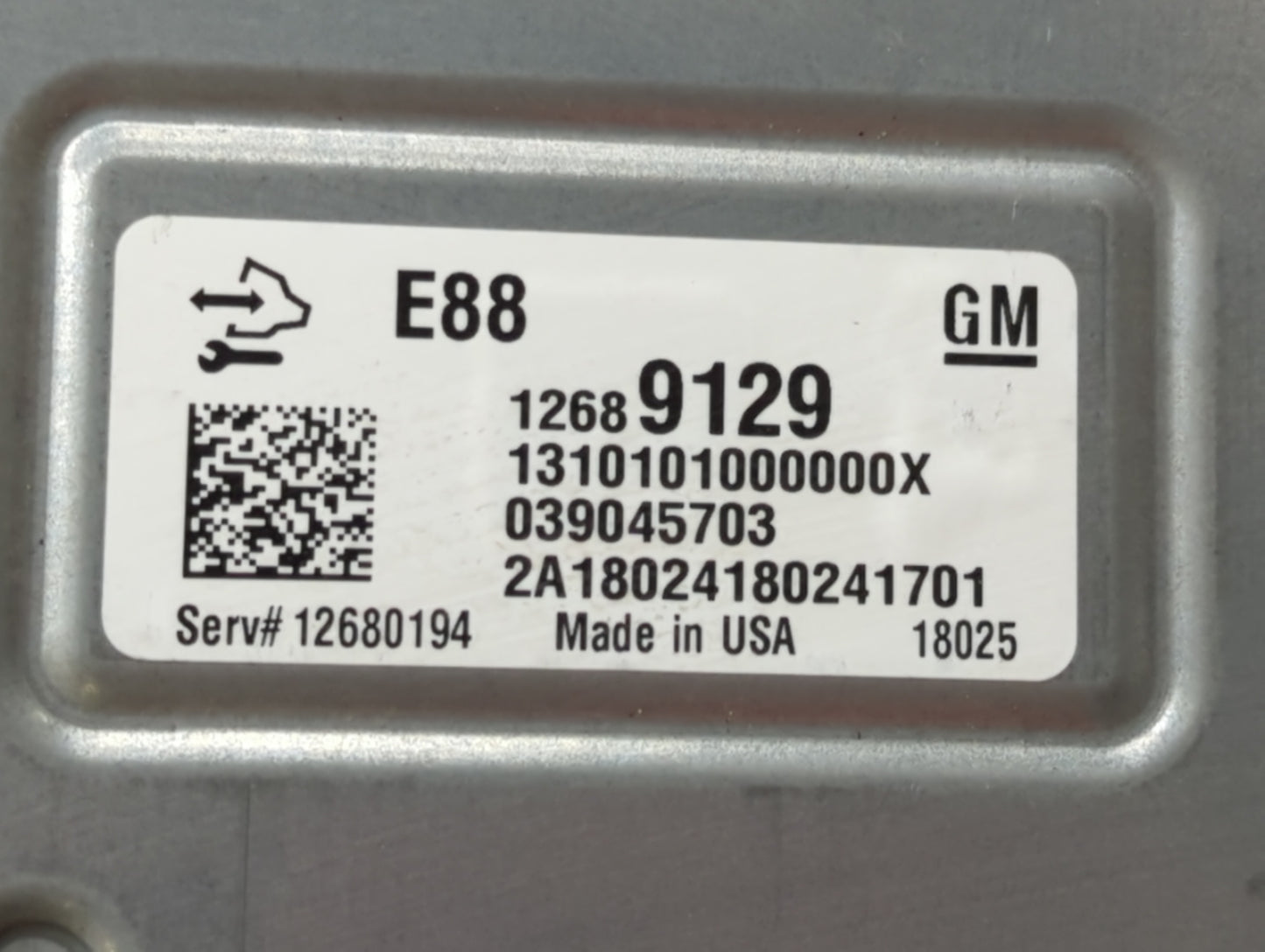 2018-2019 Chevrolet Malibu PCM Engine Control Computer ECU ECM PCU OEM P/N:12691559 89981-33050, 12699666 Fits Fits 2018 201