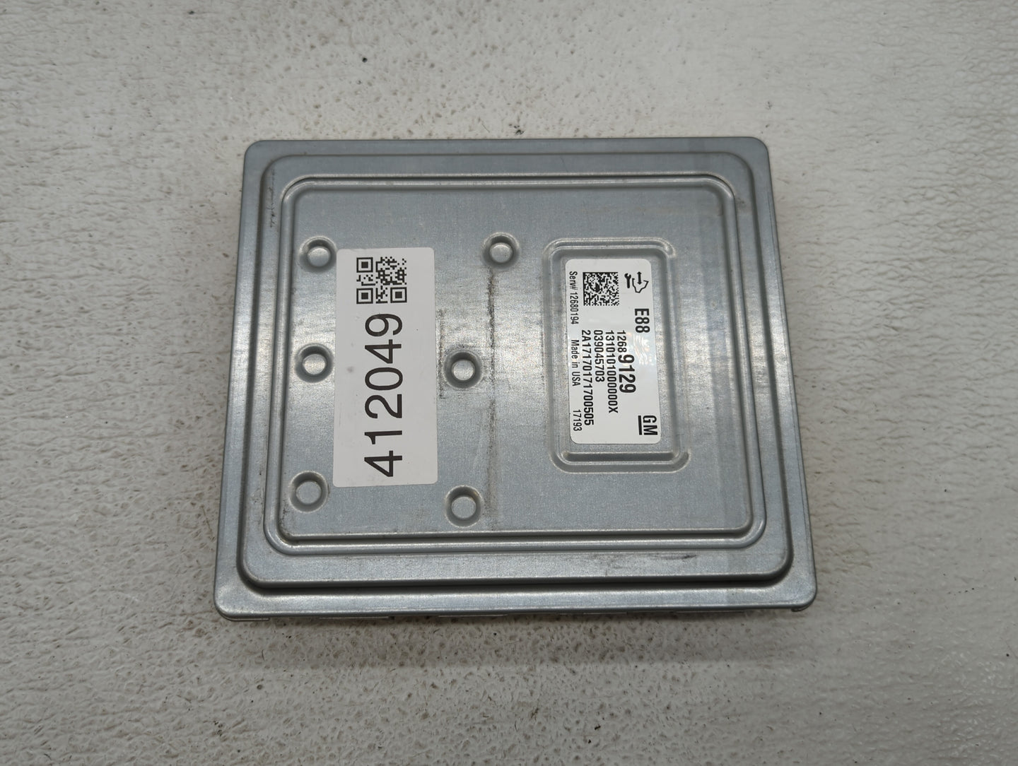 2018-2019 Chevrolet Malibu PCM Engine Control Computer ECU ECM PCU OEM P/N:12680194 12687836, 12691559 Fits Fits 2018 2019 O