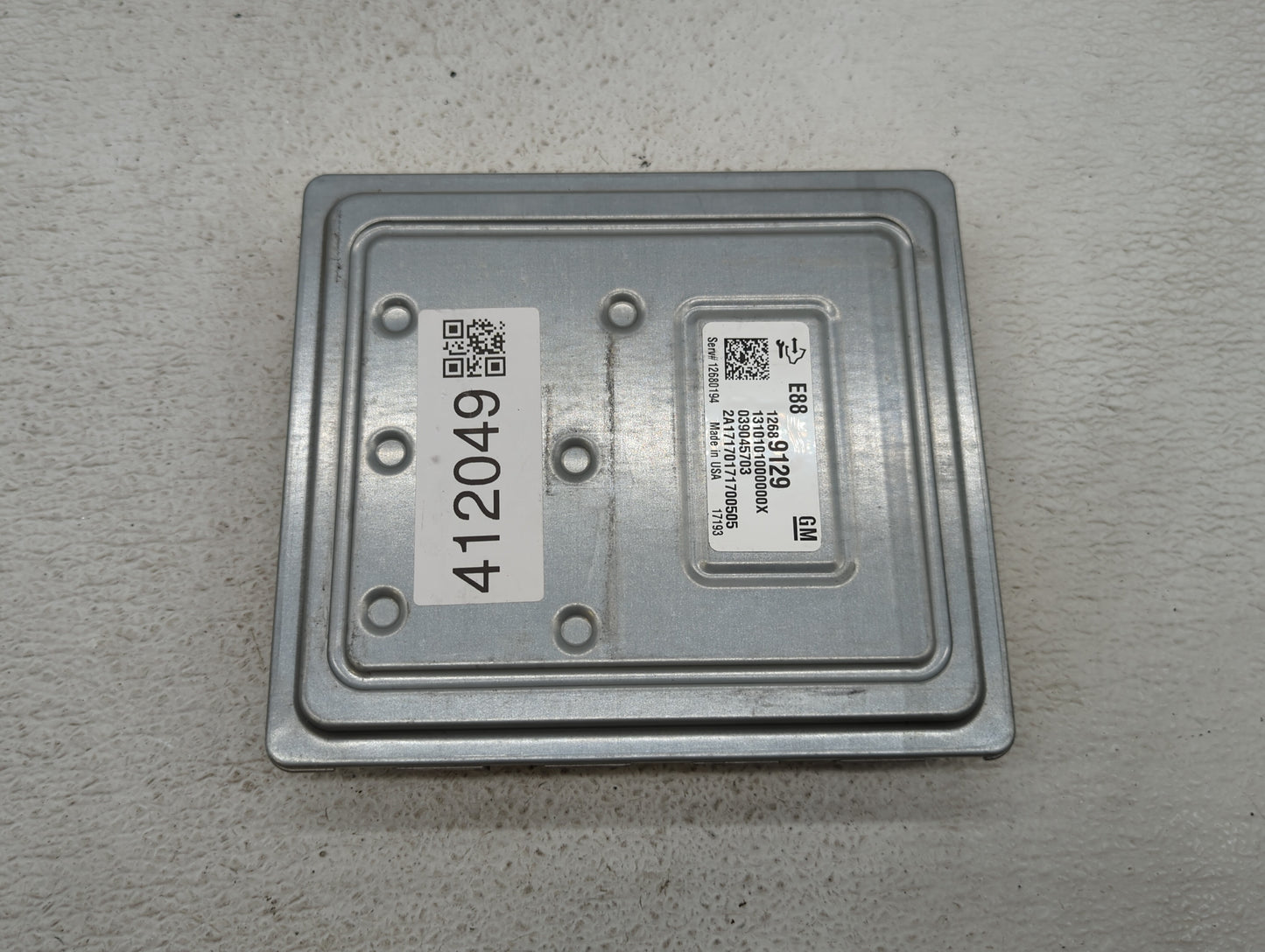 2018-2019 Chevrolet Malibu PCM Engine Control Computer ECU ECM PCU OEM P/N:12680194 12687836, 12691559 Fits Fits 2018 2019 O