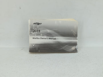 2018 Chevrolet Malibu Owners Manual Book Guide OEM Used Auto Parts - Oemusedautoparts1.com