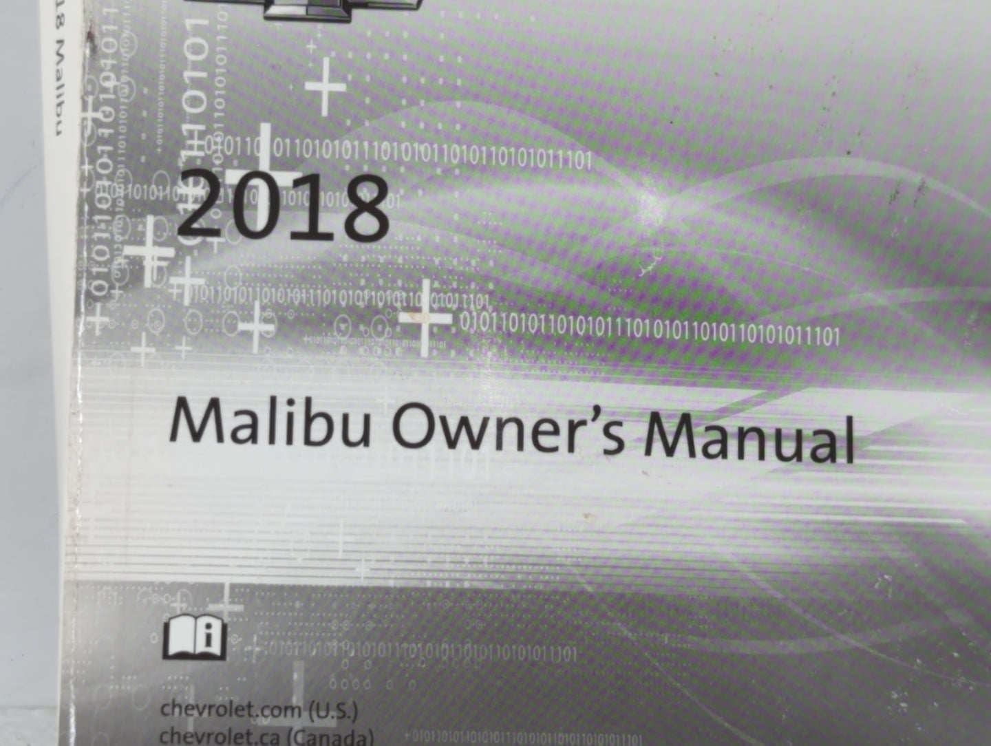 2018 Chevrolet Malibu Owners Manual Book Guide OEM Used Auto Parts - Oemusedautoparts1.com
