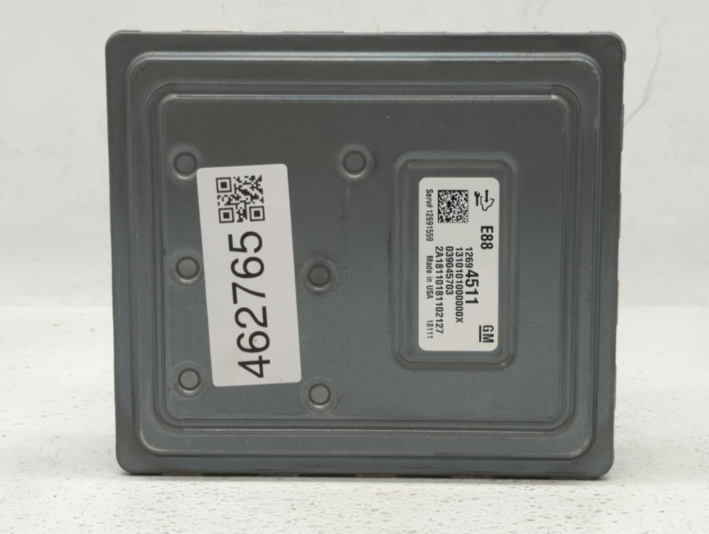 2018-2019 Chevrolet Malibu PCM Engine Control Computer ECU ECM PCU OEM P/N:12691559 12694511, 12680194 Fits Fits 2018 2019 O