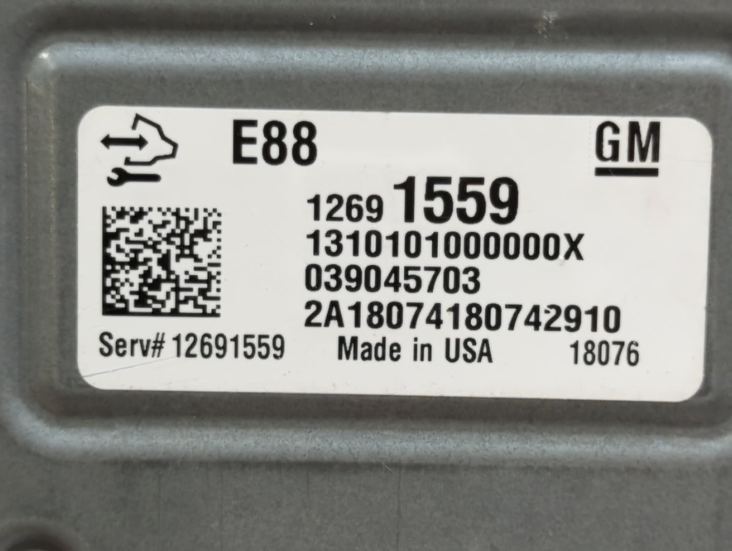 2018-2019 Chevrolet Malibu PCM Engine Control Computer ECU ECM PCU OEM P/N:12680194 12687836, 12691559 Fits Fits 2018 2019 O