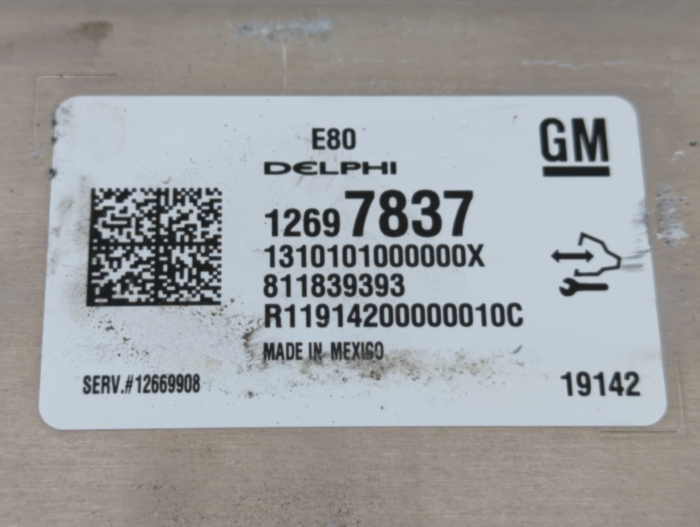 2017-2021 Chevrolet Malibu PCM Engine Control Computer ECU ECM PCU OEM P/N:12691559 12694511 Fits OEM Used Auto Parts - Oemu