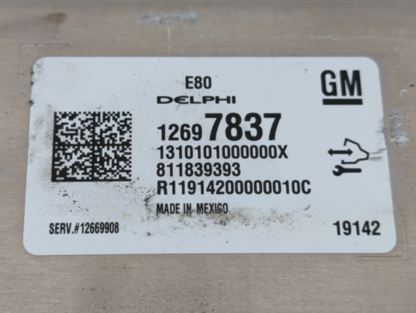 2017-2021 Chevrolet Malibu PCM Engine Control Computer ECU ECM PCU OEM P/N:12691559 12694511 Fits OEM Used Auto Parts - Oemu