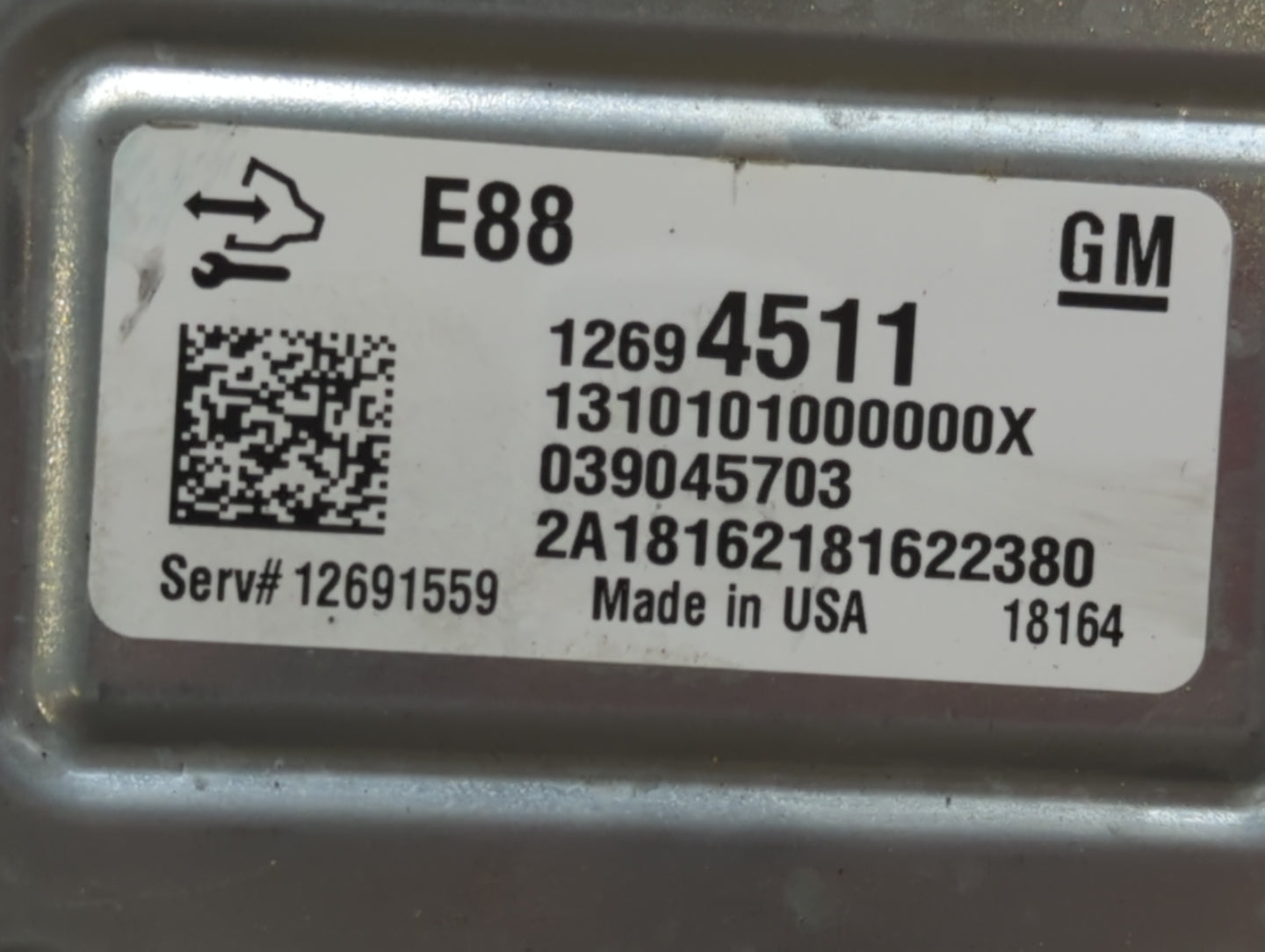 2017-2021 Chevrolet Malibu PCM Engine Control Computer ECU ECM PCU OEM P/N:12691559 12694511 Fits OEM Used Auto Parts - Oemu