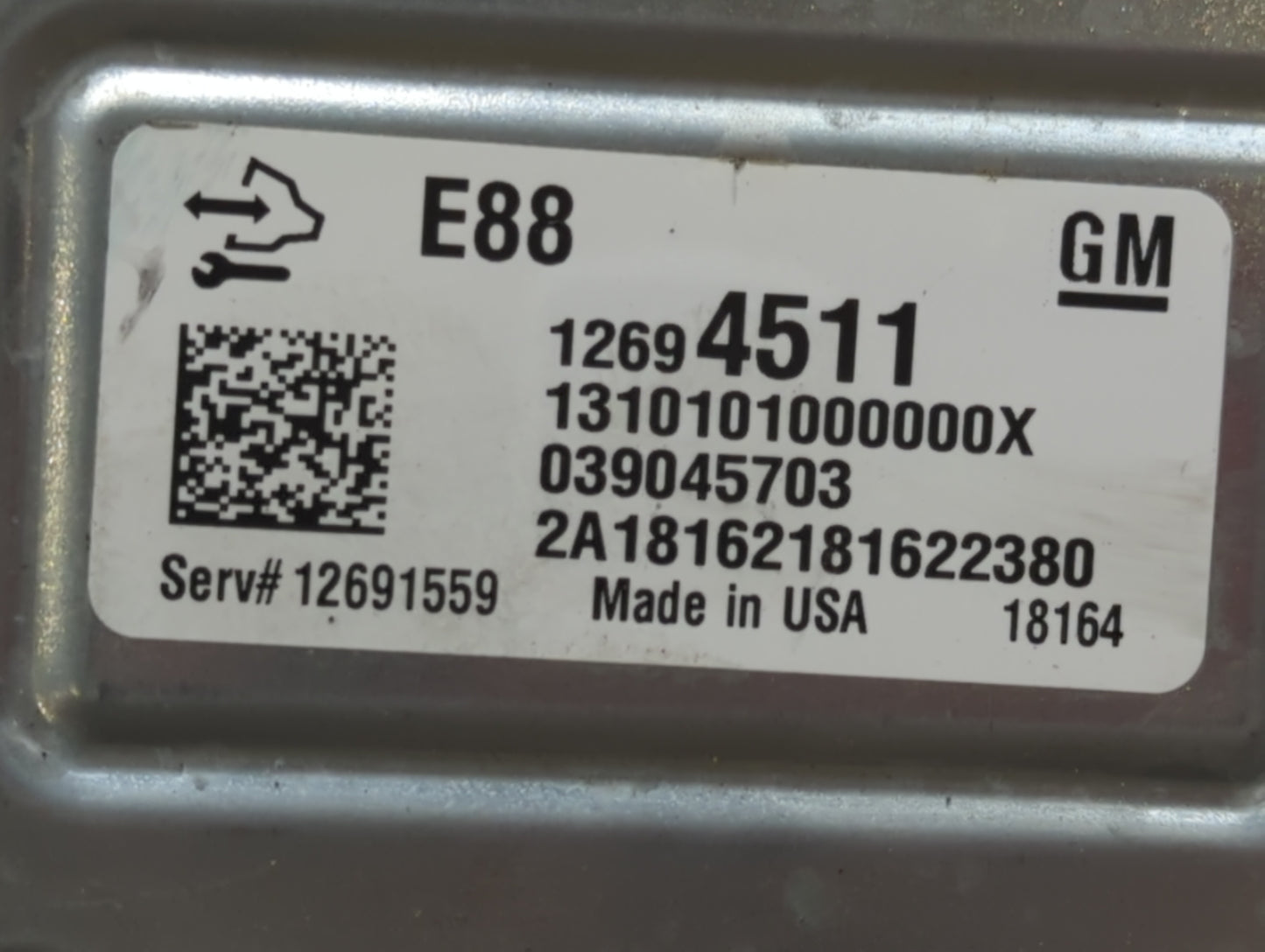 2017-2021 Chevrolet Malibu PCM Engine Control Computer ECU ECM PCU OEM P/N:12691559 12694511 Fits OEM Used Auto Parts - Oemu