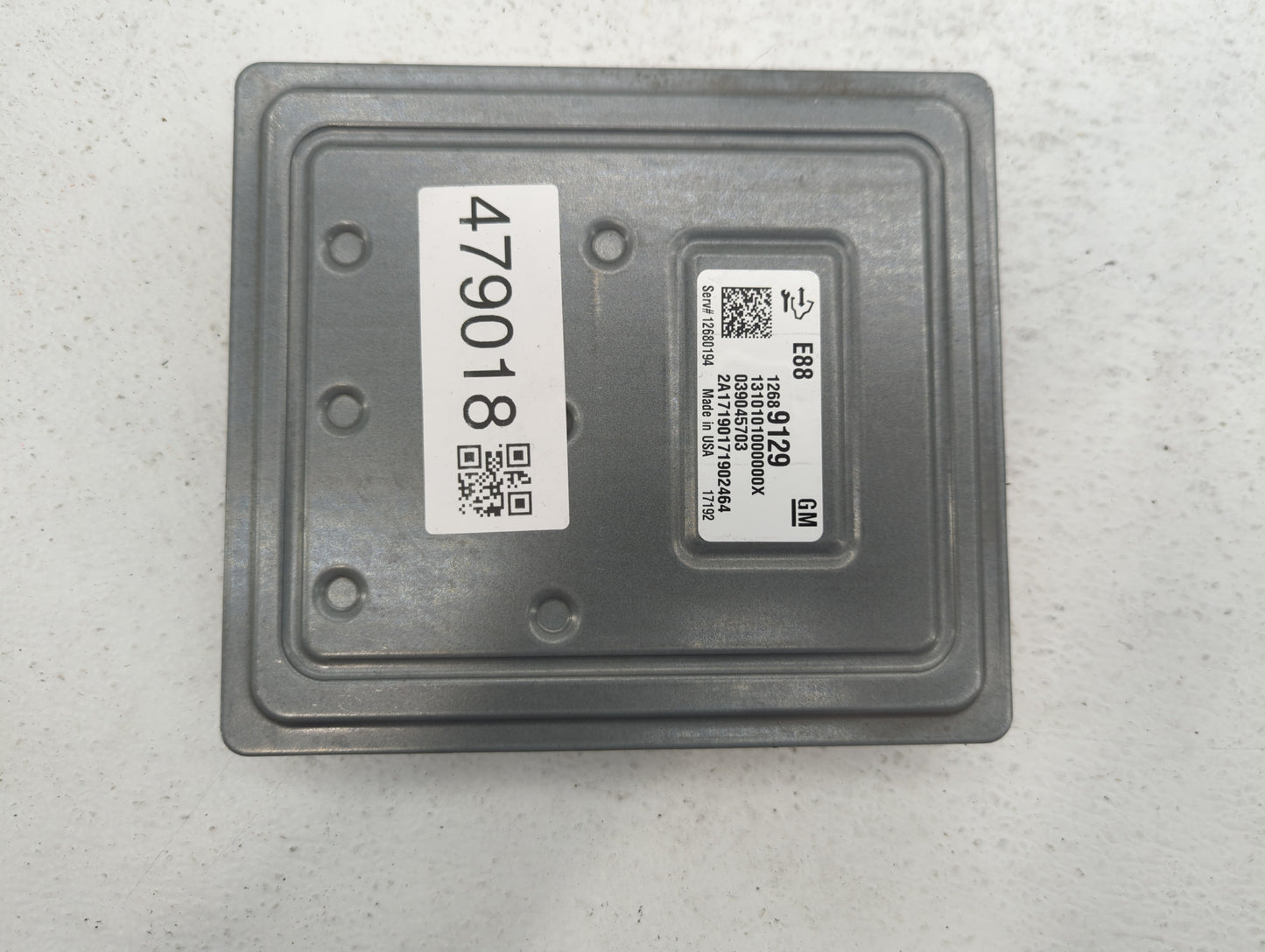 2018-2019 Chevrolet Malibu PCM Engine Control Computer ECU ECM PCU OEM P/N:12699666 12689129, 12697426 Fits Fits 2018 2019 O